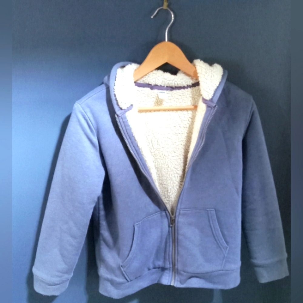 Great condition sherpa-lined hoodie
